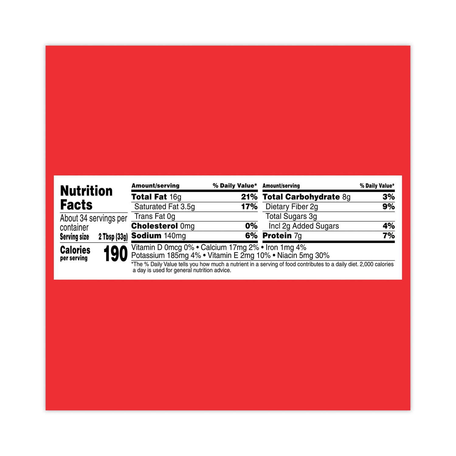 Creamy, Peanut Butter - 2.50 lb - 2 / Carton