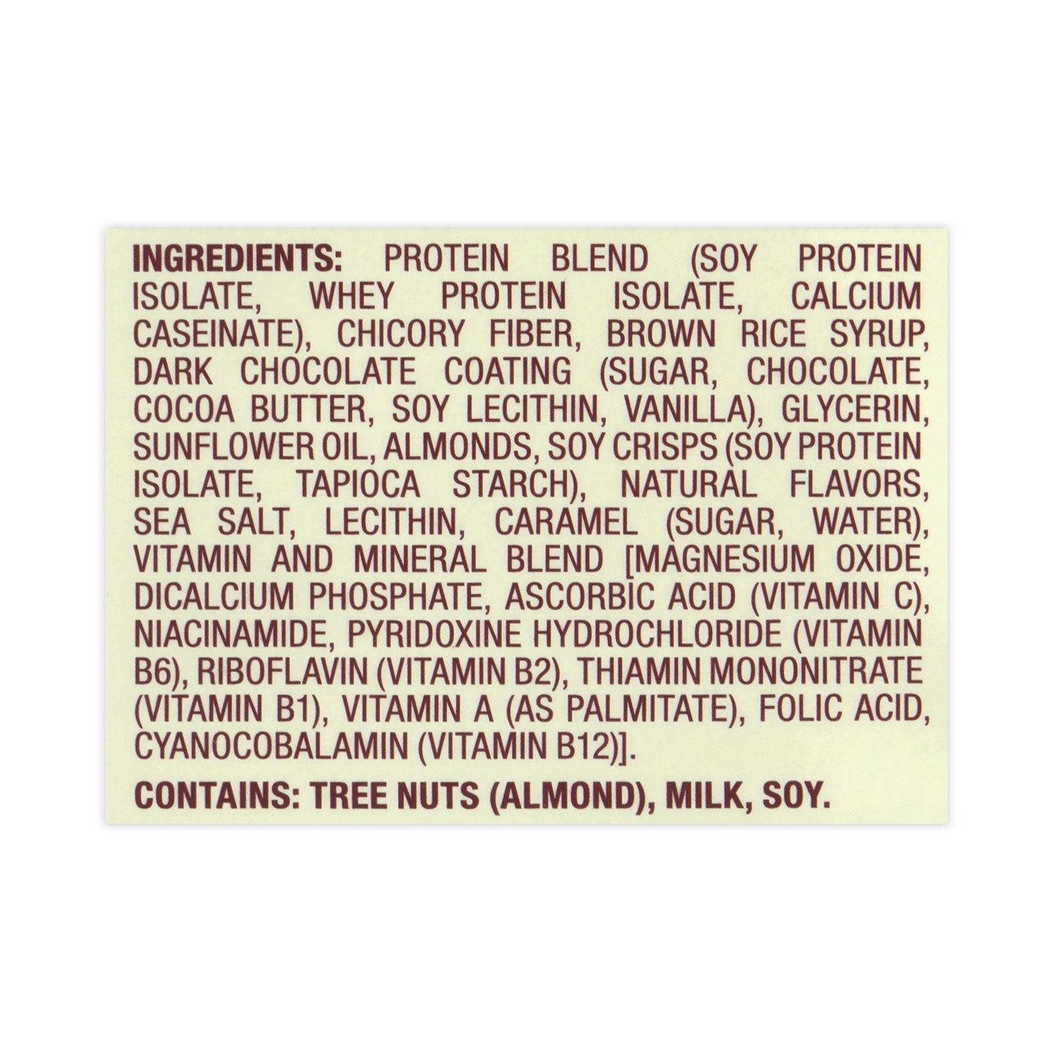High Protein Bars, Salted Caramel, 1.41 oz Bar, 10 Bars/Carton