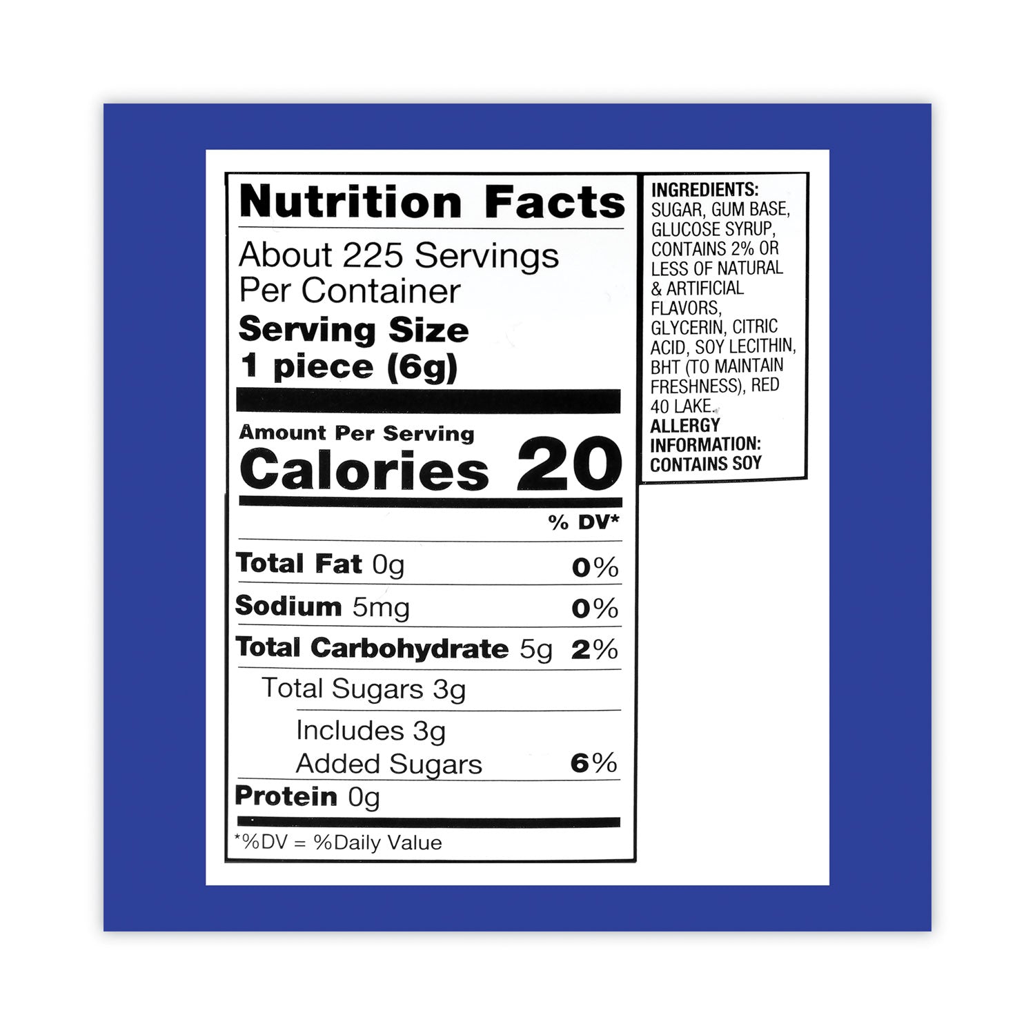 Green Rabbit Chewing Gum - Bubble Gum - 2.97 lb - 225 / Carton