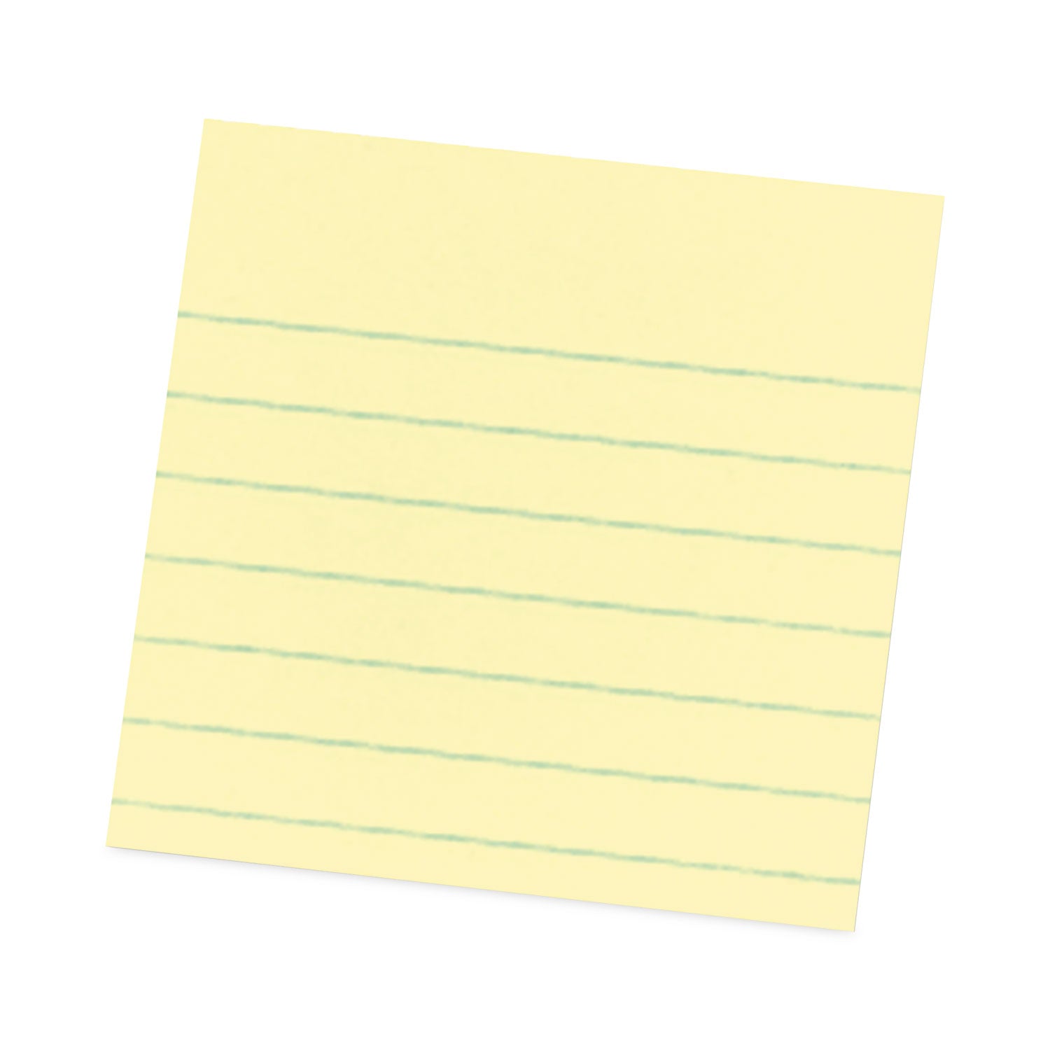 1080 - 4" Flag/Note Width x 4" Flag/Note Length - Square - 90 Sheets per Pad - Ruled - Canary Yellow - Paper - Self-adhesive, Repositionable - 12 / Pack