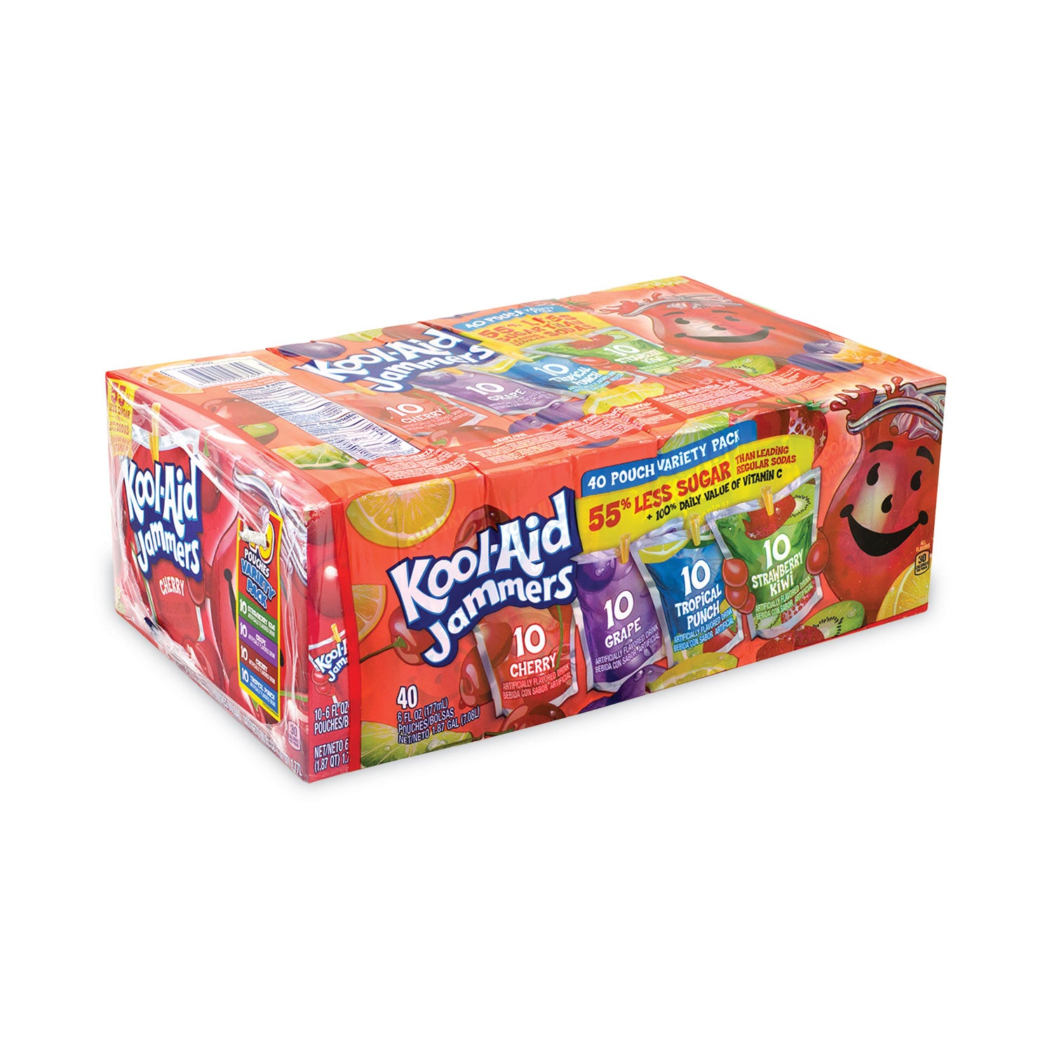 Cherry, Grape, Strawberry Kiwi, Trop Punch - 40 / Carton