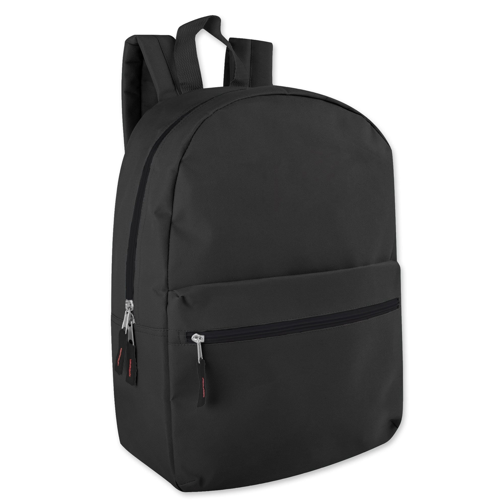 Solid Backpack - Black Only - 24 in the Pack