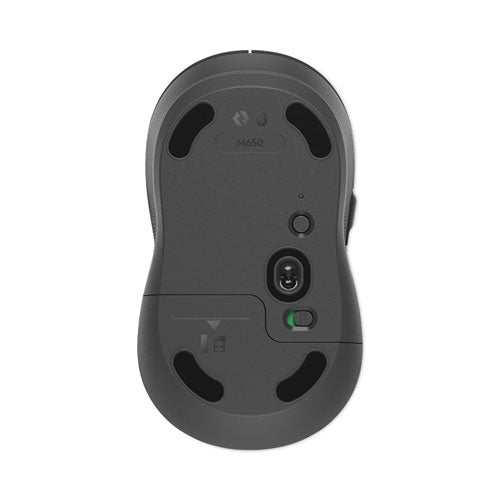 Wireless - Bluetooth/Radio Frequency - Graphite - USB - 4000 dpi - Scroll Wheel - 5 Button(s) - Large Hand/Palm Size - Right-handed - 1 Each
