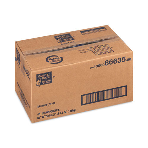 Ground, Fraction Pack - Master Blend - 42 / Carton