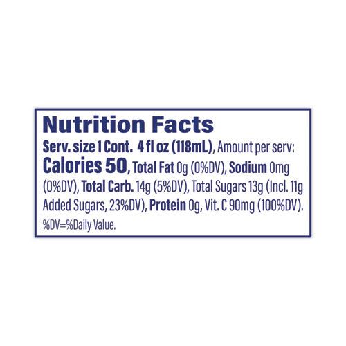 Cranberry Juice Drink, Cranberry, 4 oz Cup, 48/Carton