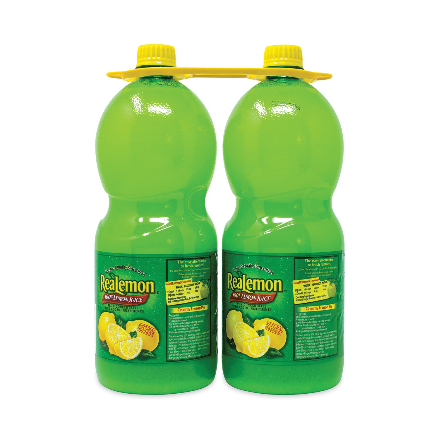 100% Lemon Juice from Concentrate, 48 oz Bottle, 2/Carton