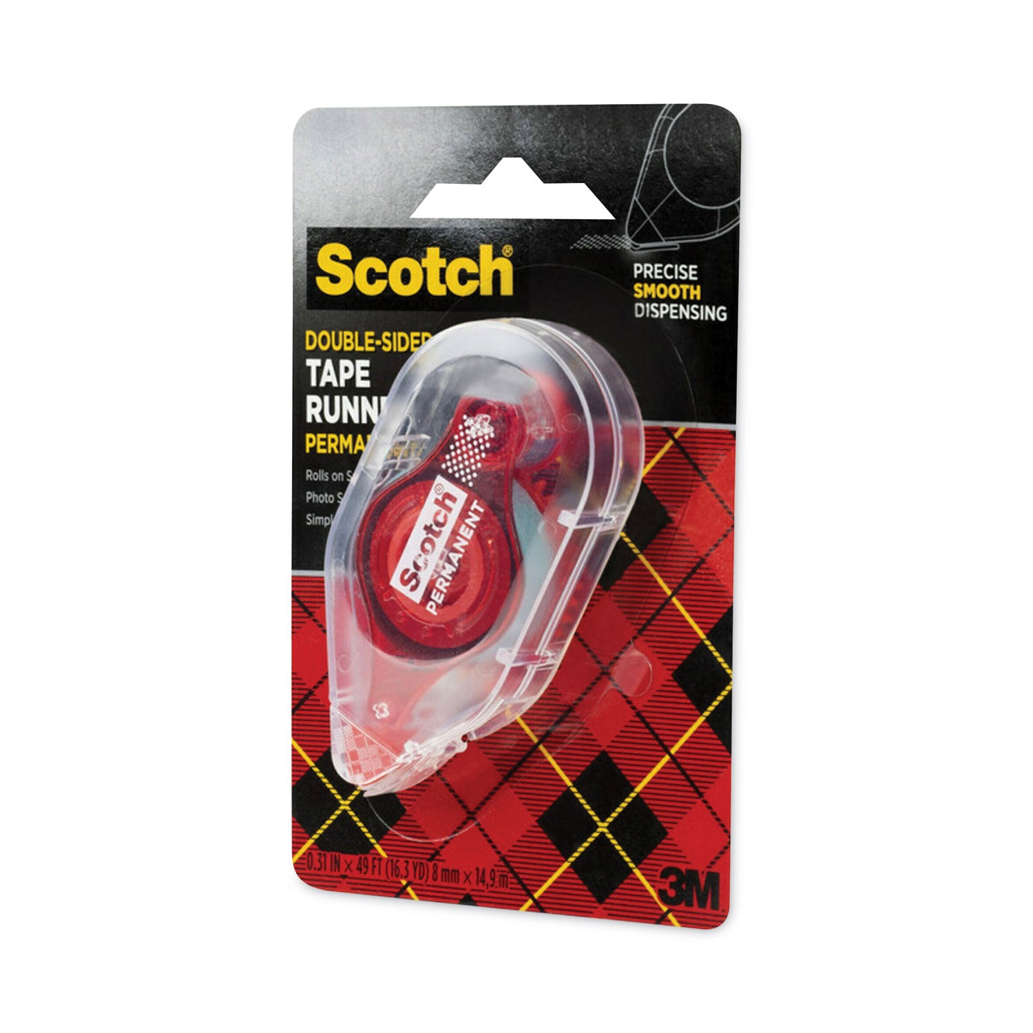 Scotch Double-Sided Tape Runner - Clear - 1 Each