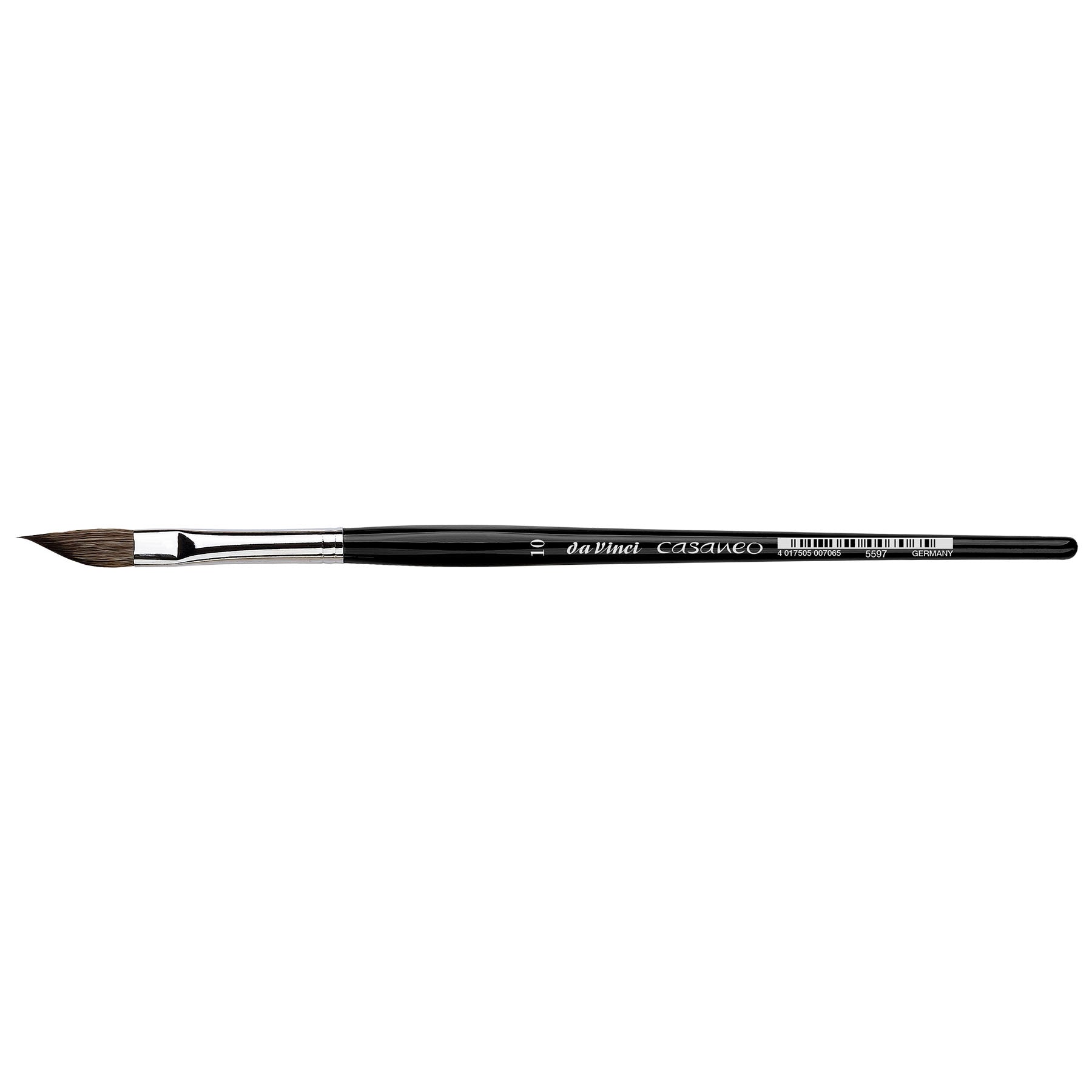 CASANEO Sword Shape, Extra Soft Synthetic, Watercolor & Acrylic, Slant, Series 5597, Size 10