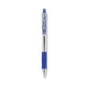 Pilot Retractable Ballpoint Pens - 0.7 mm Fine Pen Point - Refillable - Retractable - Blue Ink - Clear Barrel - 1 Dozen