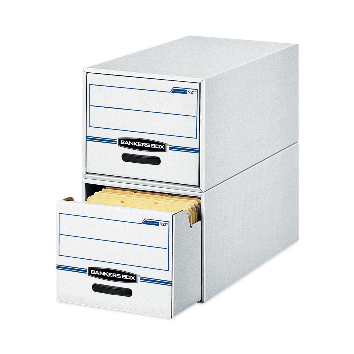 Internal Dimensions: 15.50" Width x 23.25" Depth x 10.38" Height - External Dimensions: 16.8" Width x 25.5" Depth x 11.5" Height - Media Size Supported: Legal - Light Duty - Stackable - Corrugated Paper - White, Blue - For File - Recycled - 6 / Carton