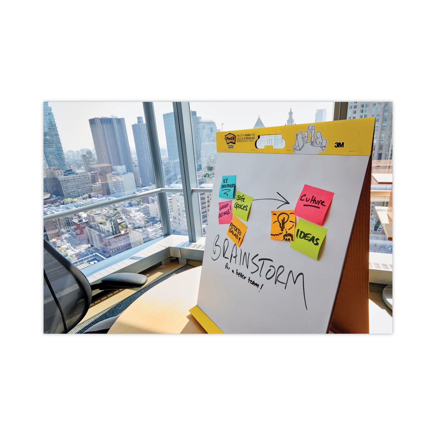 Tabletop Easel Pad, 20 in x 23 in, White, 20 Sheets/Pad