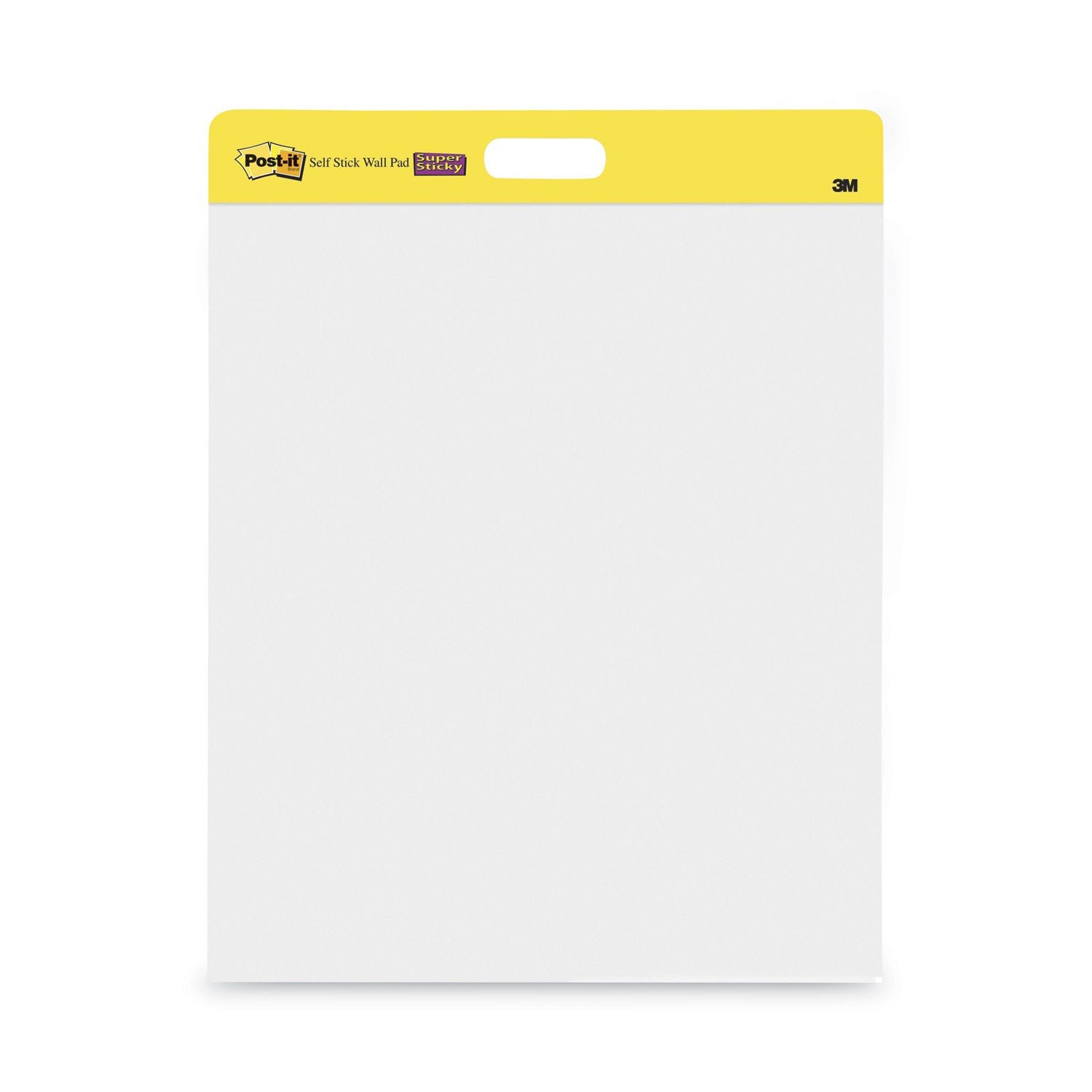 Wall Pad, 20 in x 23 in, White, 20 Sheets/Pad, 2 Pads/Pack, Mounts with Command™ Strips included
