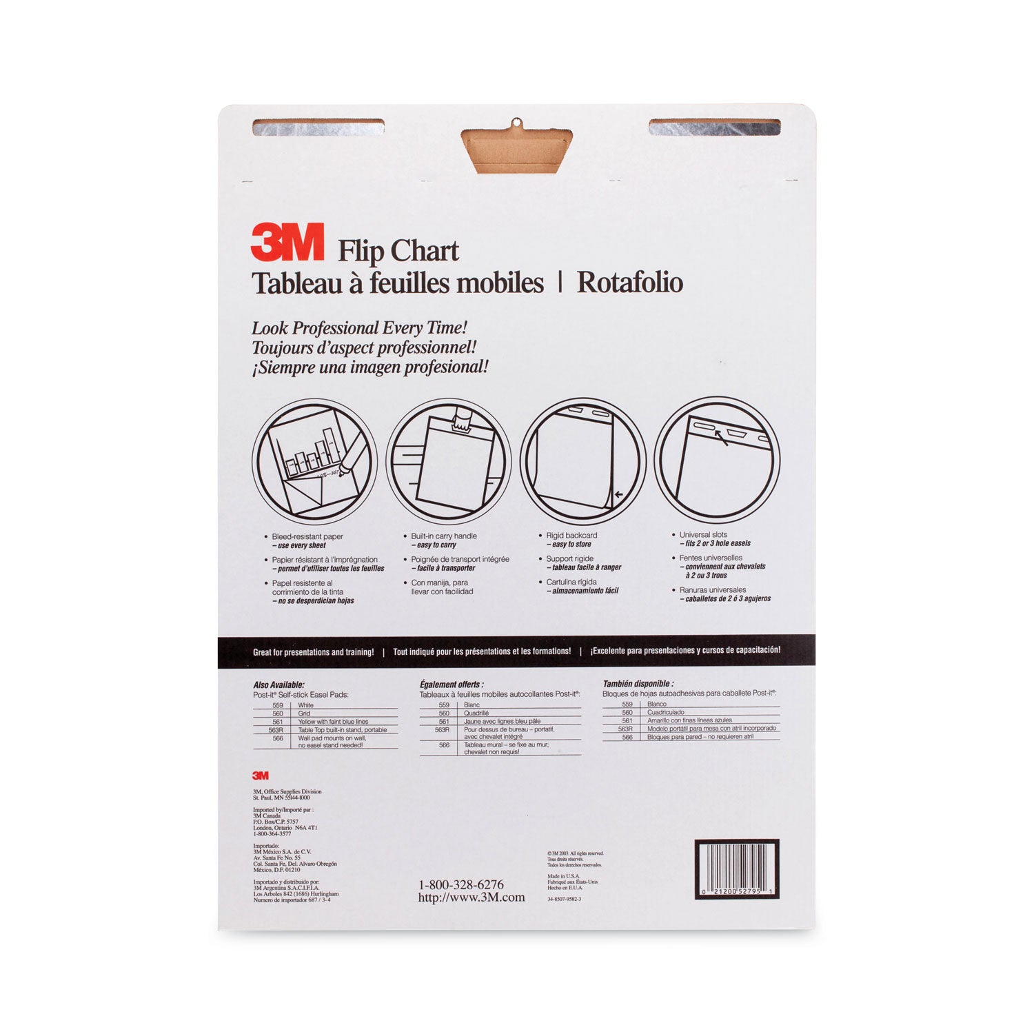 40 Sheets - Plain - Stapled - 18.50 lb Basis Weight - 25" x 30" Sheet Size - White Paper - Cardboard Cover - Resist Bleed-through, Heavyweight, Sturdy Back - 2 / Carton