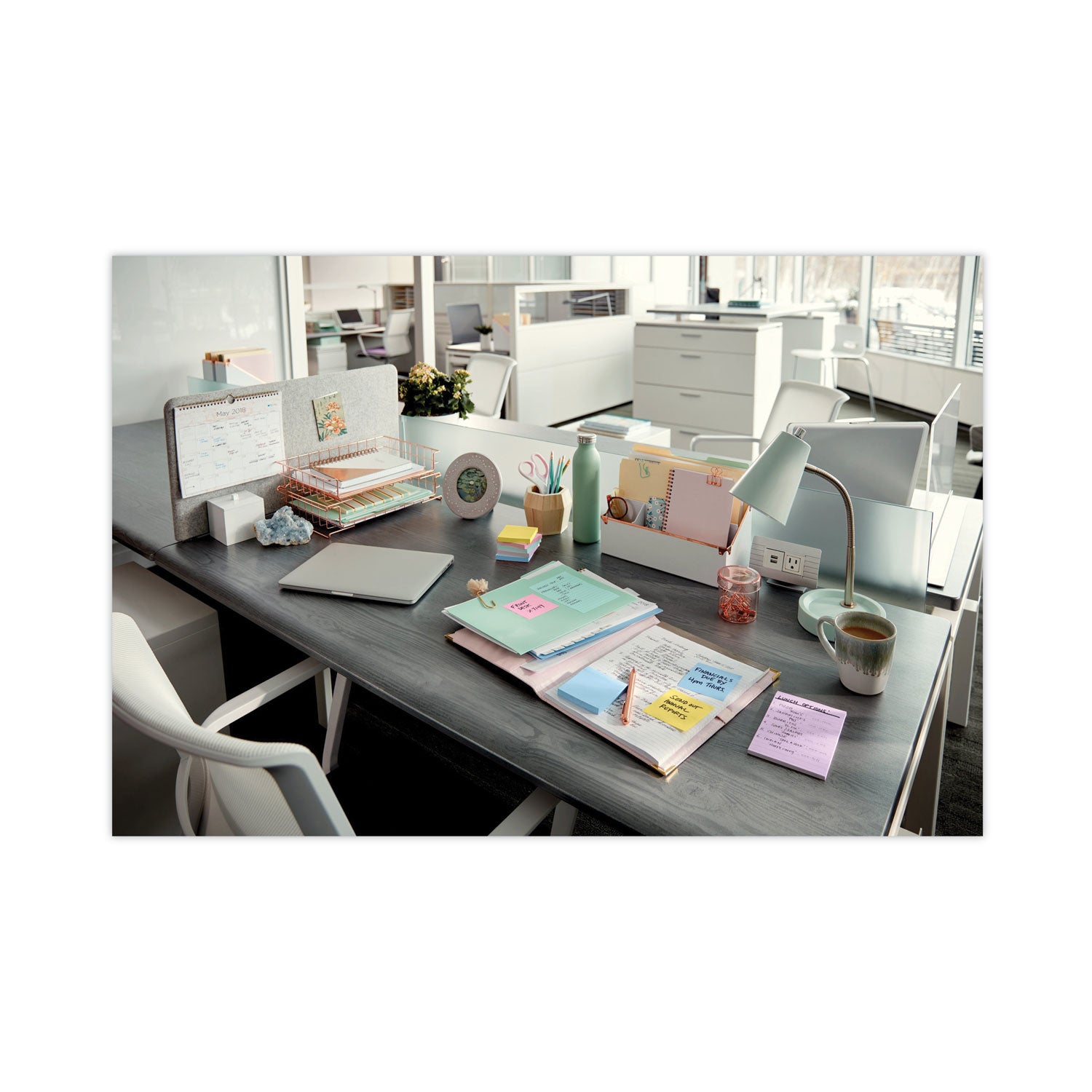 Post-it&reg; Greener Notes - 1200 - 1 1/2" Flag/Note Width x 2" Flag/Note Length - Rectangle - 100 Sheets per Pad - Unruled - Yellow - Paper - Self-adhesive, Repositionable - Recycled - 1 Pack