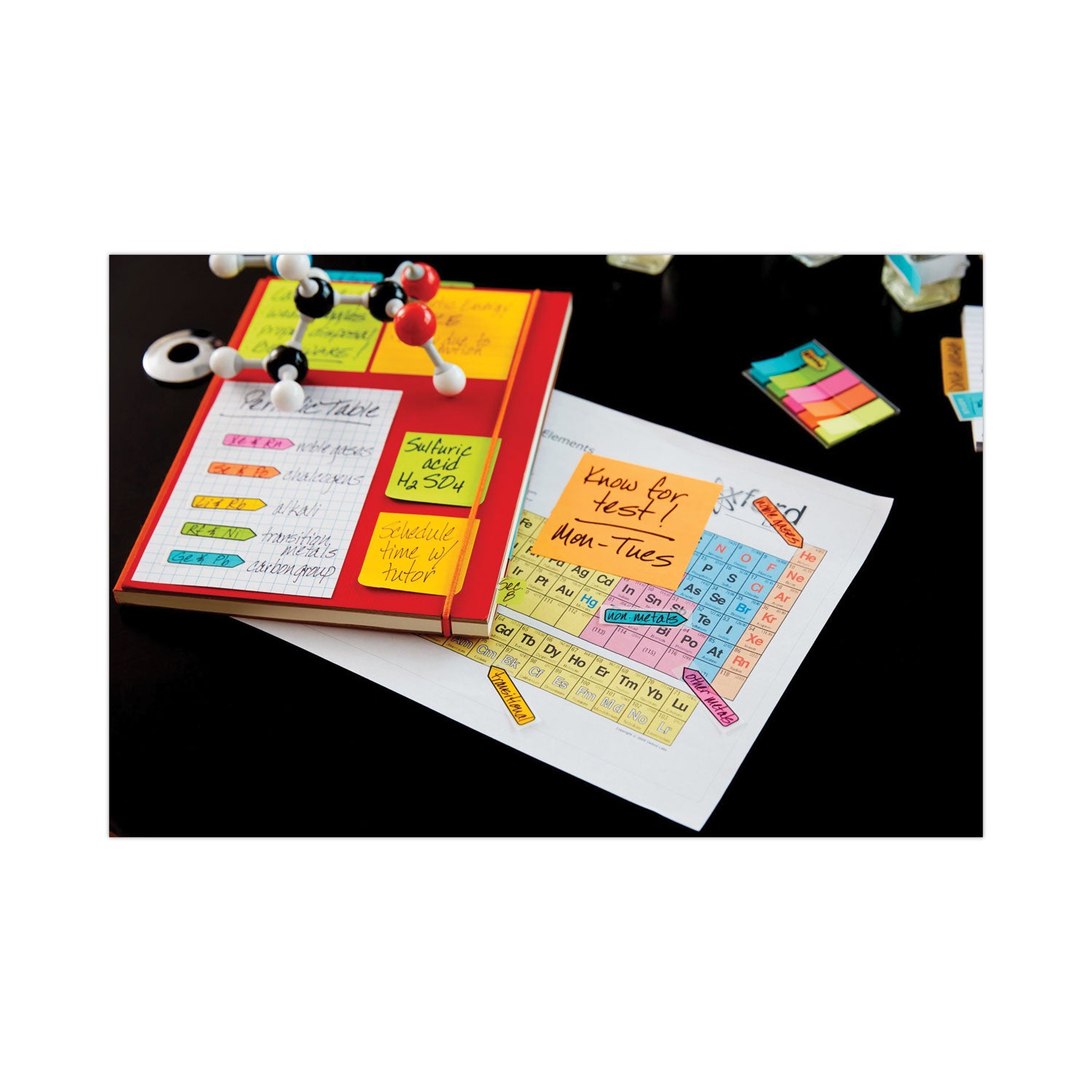 600 x White - 4" Flag/Note Width x 6" Flag/Note Length - Rectangle - 50 Sheets per Pad - Grid - White - Paper - Self-adhesive, Repositionable - 6 / Pack