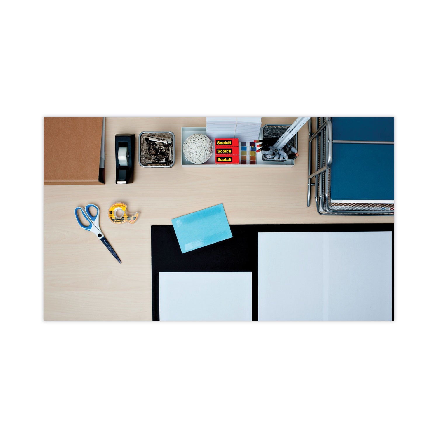 11.11 yd Length x 0.75" Width - 1" Core - Clear - Acrylic - Dispenser Included - Handheld Dispenser - Long Lasting - For Cut-and-paste - 1 Roll