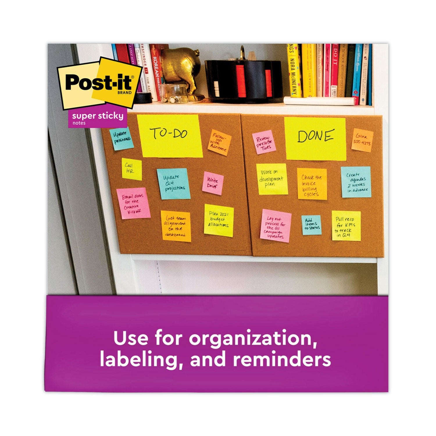 360 - 6" Flag/Note Width x 4" Flag/Note Length - Rectangle - 45 Sheets per Pad - Unruled - Vital Orange, Limeade, Tropical Pink, Sunnyside - Paper - Self-adhesive - 8 / Pack