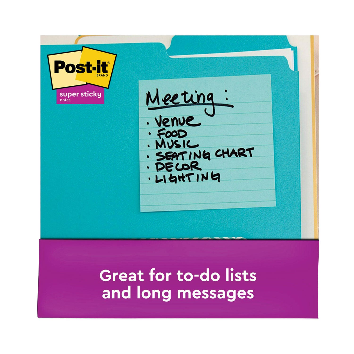 540 x Multicolor - 4" Flag/Note Width x 4" Flag/Note Length - Rectangle - 90 Sheets per Pad - Ruled - Aqua Splash, Acid Lime, Guava, Tropical Pink, Iris Infusion - Paper - Self-adhesive, Removable, Recyclable - 1 Pack