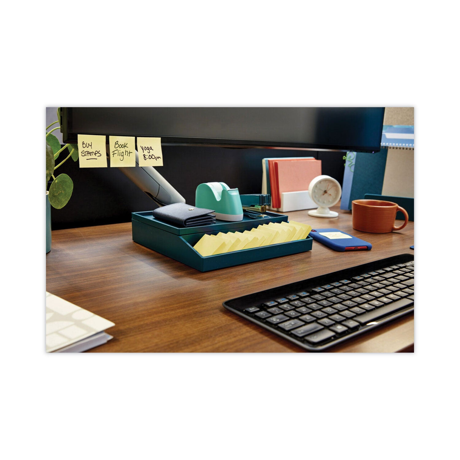 900 - 2" Flag/Note Width x 2" Flag/Note Length - Square - 90 Sheets per Pad - Unruled - Yellow - Paper - Self-adhesive - 10 / Pack