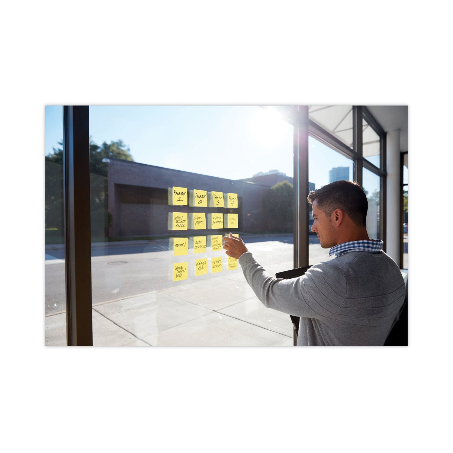 Post-it&reg; Super Sticky Notes - 1680 - 3" Flag/Note Width x 3" Flag/Note Length - Square - 70 Sheets per Pad - Unruled - Yellow - Paper - Self-adhesive, Repositionable - 1 Pack