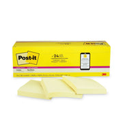 Post-it&reg; Super Sticky Notes - 1680 - 3" Flag/Note Width x 3" Flag/Note Length - Square - 70 Sheets per Pad - Unruled - Yellow - Paper - Self-adhesive, Repositionable - 1 Pack