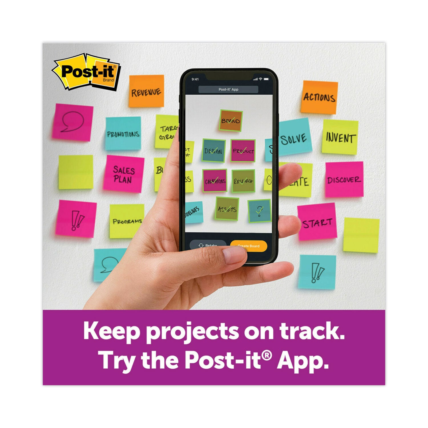 Post-it&reg; Super Sticky Notes - 1080 - 3" Flag/Note Width x 5" Flag/Note Length - Rectangle - 90 Sheets per Pad - Unruled - Yellow - Paper - Self-adhesive - 12 / Pack
