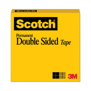 Scotch Permanent Double-Sided Tape - 1/2"W - 36 yd Length x 0.50" Width - 3" Core - Clear - Long Lasting - For Joining, Splicing, Mounting - 1 Roll