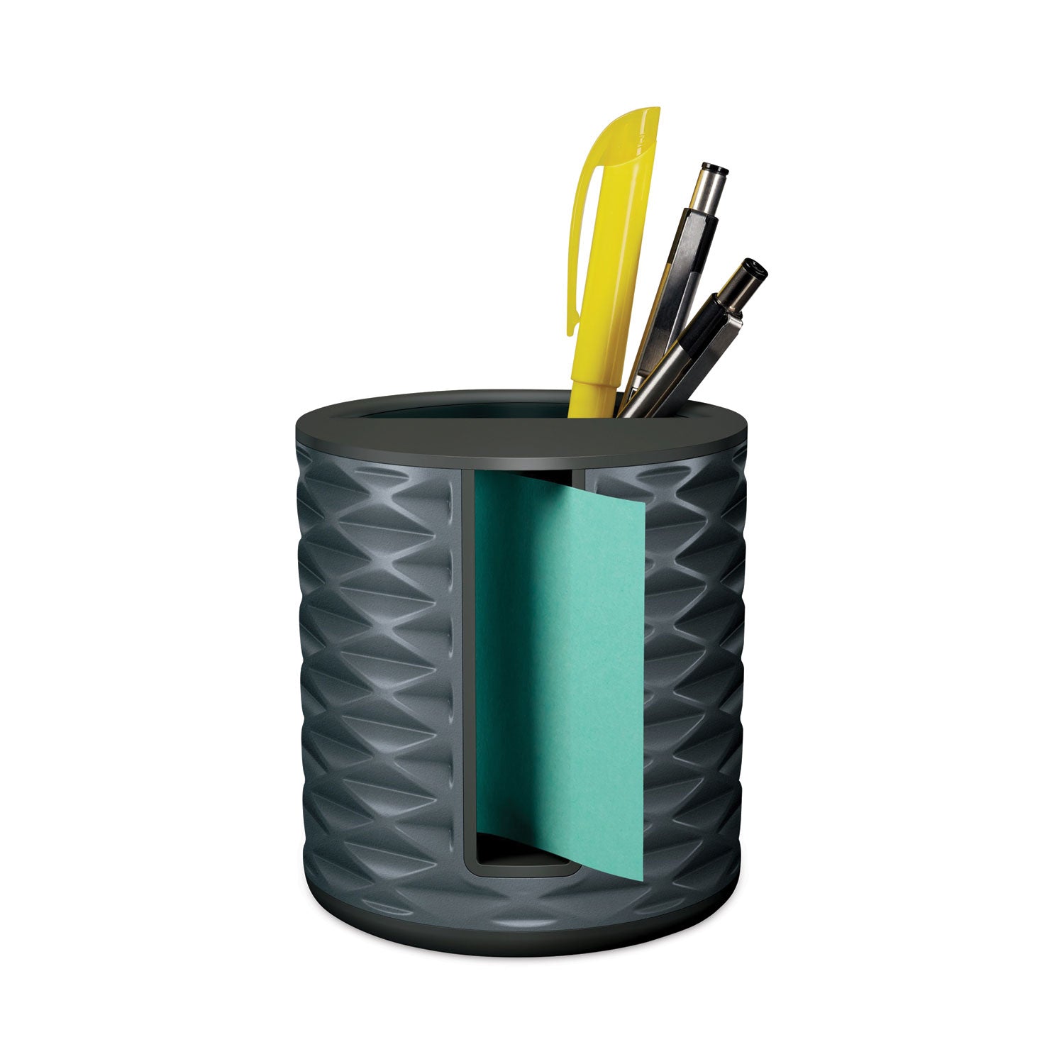 Post-it&reg; Note Dispenser - 3" x 3" Note - Black