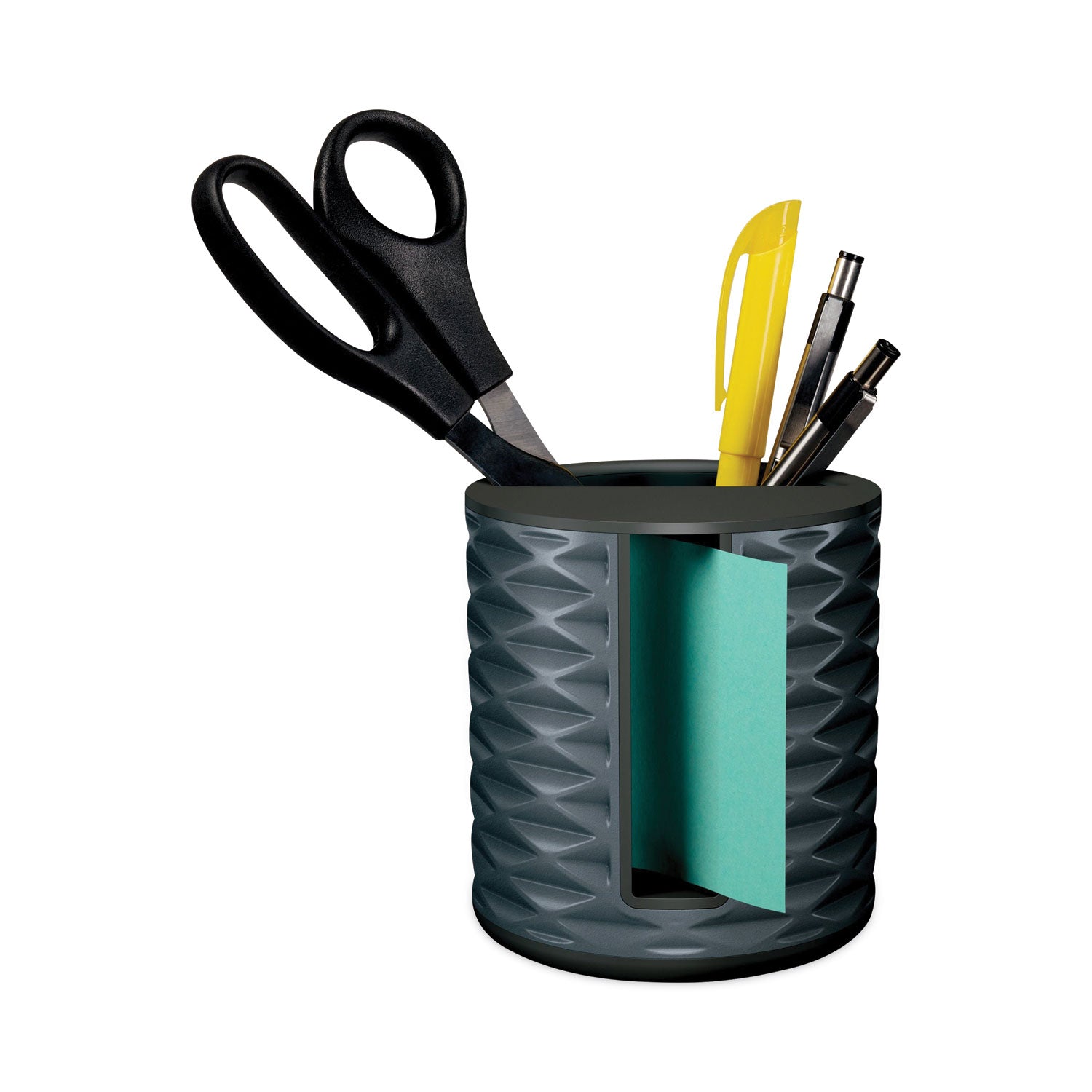 Post-it&reg; Note Dispenser - 3" x 3" Note - Black