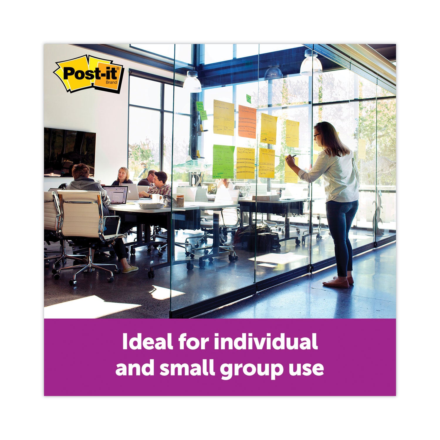 Post-it&reg; Super Sticky Big Notes - 30 x Green - 11" Flag/Note Width x 11" Flag/Note Length - Square - 30 Sheets per Pad - Green - Sticky, Removable - 1 Each