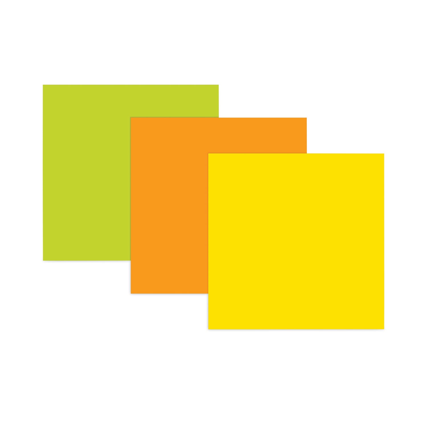 30 x Orange - 11" Flag/Note Width x 11" Flag/Note Length - Square - 30 Sheets per Pad - Orange - Sticky, Removable - 1 Each
