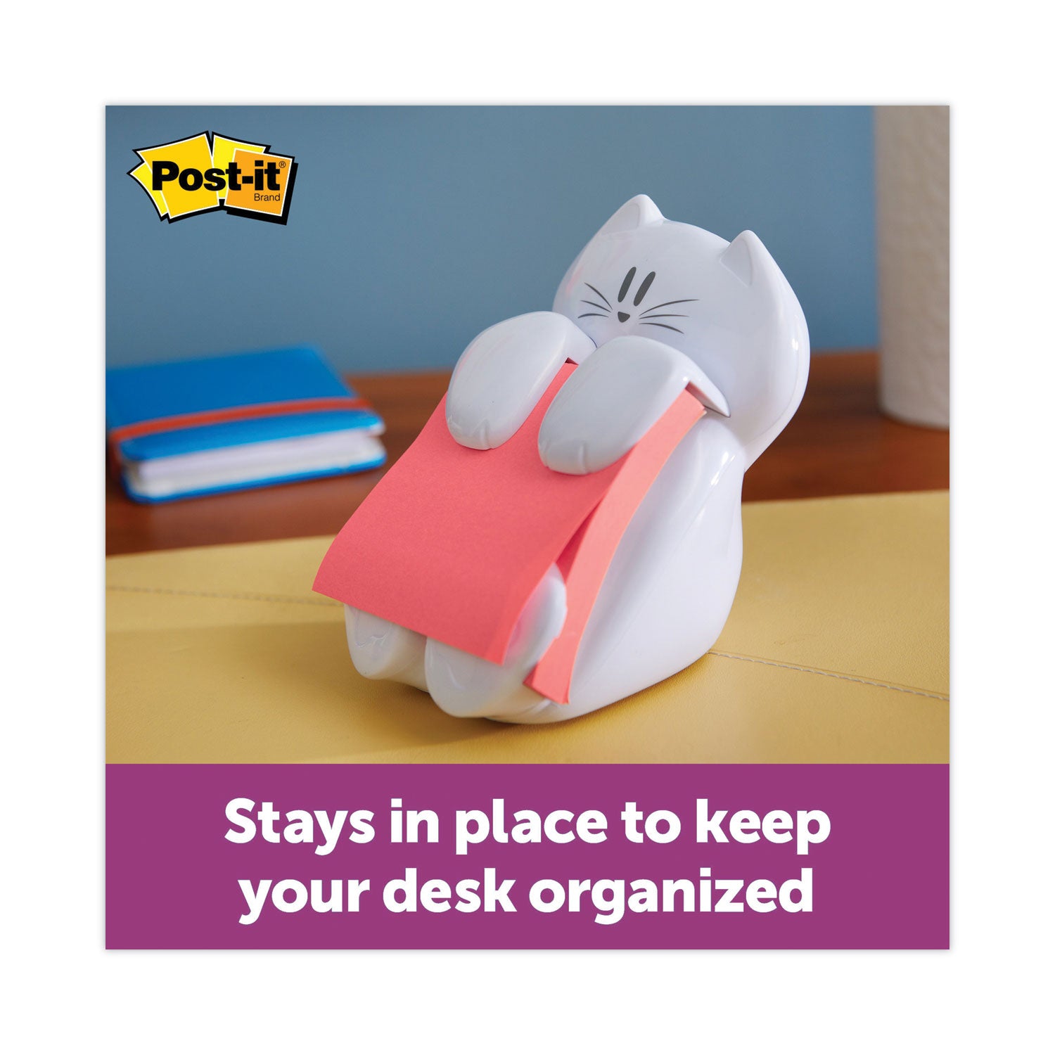 3" x 3" Note - 100 Note Capacity - White