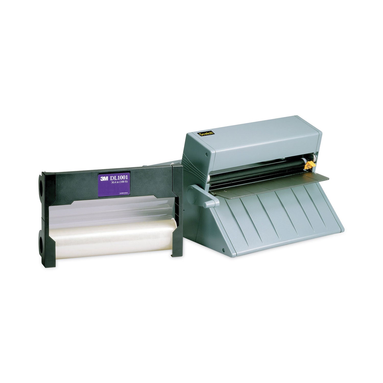 Scotch Cool Laminating System Refill, 12" x 100 ft, 5.6 mil, Glossy, Double Sided, Photo-safe, Clear, 1 Each