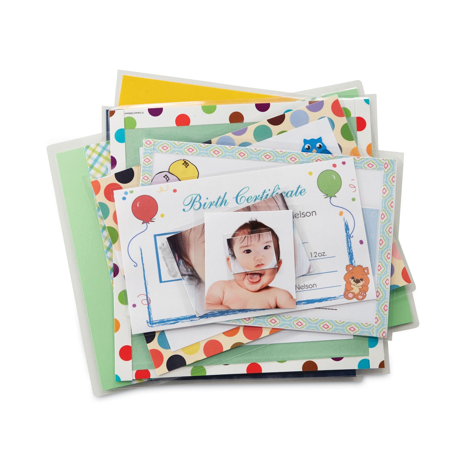 Laminating Pouch/Sheet Size: 2.40" Width x 3.80" Length x 9.50 mil Thickness - Thick Gloss - for Business Card, Lists, Photo, Coupon, Punch Card - Acid-free, Photo-safe, Self-sealing, Double Sided - Clear - 25 / Pack