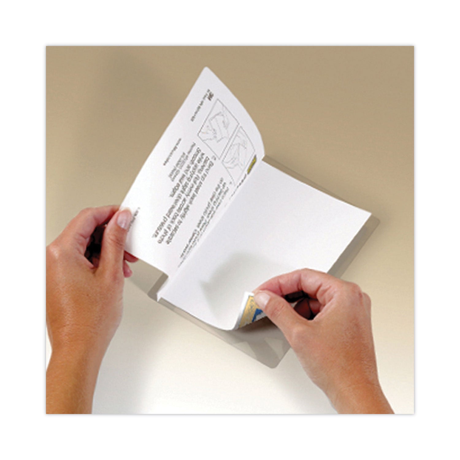 Scotch Self-Seal Laminating Pouches, Letter Size, 9" x 11.5", 9.5 mil Thick, Thick Gloss, Clear, Acid-Free, Photo-Safe, Double Sided, 25 Pack