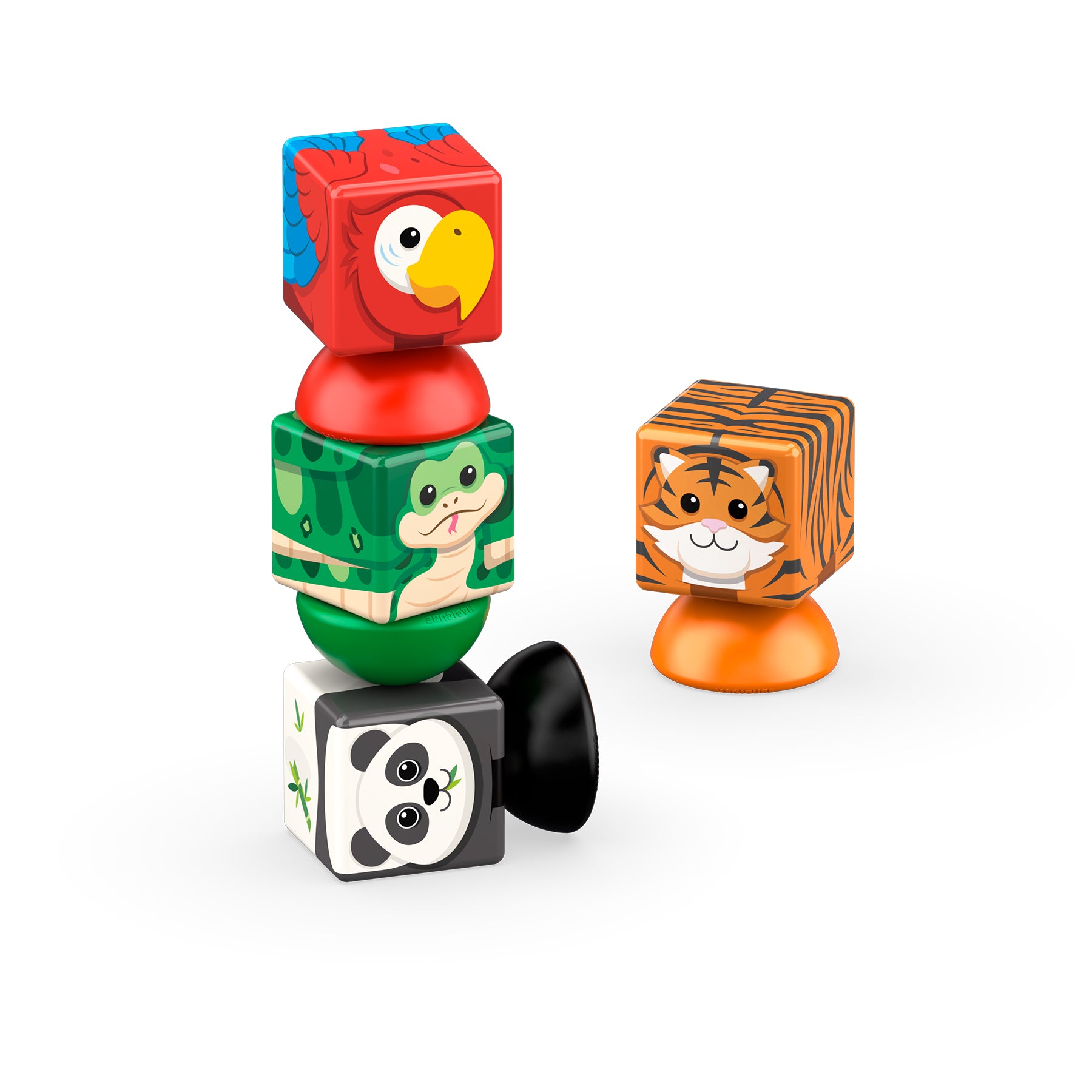 GEOMAG MAGICUBE STACK JUNGLE 8PCS