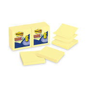 1080 - 3" Flag/Note Width x 3" Flag/Note Length - Square - 90 Sheets per Pad - Unruled - Canary Yellow - Paper - Self-adhesive, Repositionable - 1 Pack