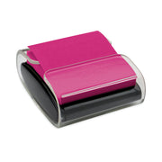 Post-it Note Dispenser, Clear/Translucent, Holds 100 Notes, Includes 1 Dispenser and 1 Pad (3" x 3")