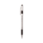 Pentel R.S.V.P. Ballpoint Stick Pens - Fine Pen Point - Refillable - Black Ink - Clear Barrel - Stainless Steel Tip - 24 / Pack
