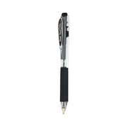 Pentel Wow! Gel Pens - Medium Pen Point - Retractable - Black Ink - Gel-based - Transparent Black Barrel - 24 / Pack