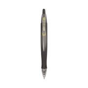 0.7 mm Fine Pen Point - Refillable - Retractable - Black Ink - Gel-based - Black Rubber Barrel - 1 Dozen