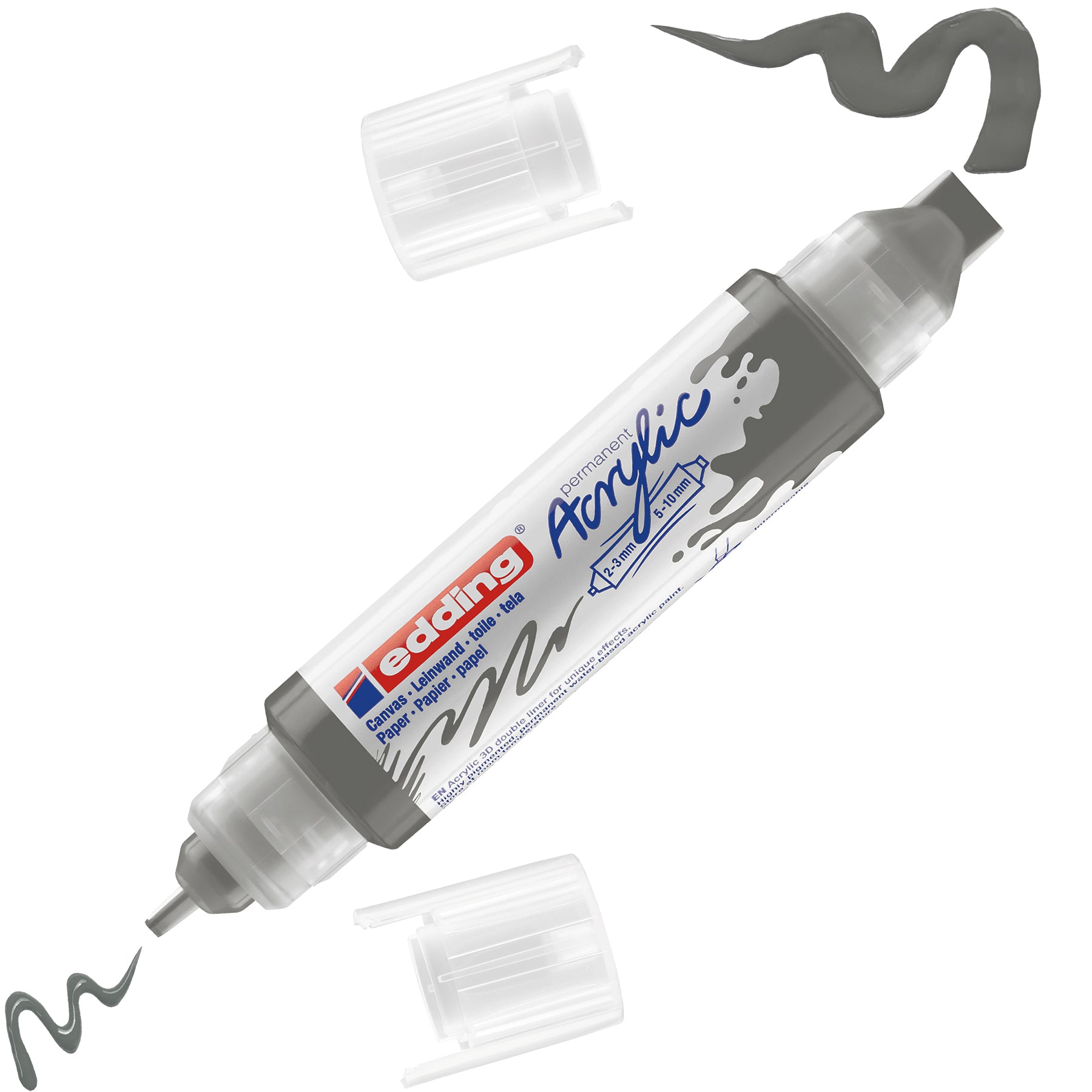 edding 5400 Acrylic 3D Double Liner - Anthracite