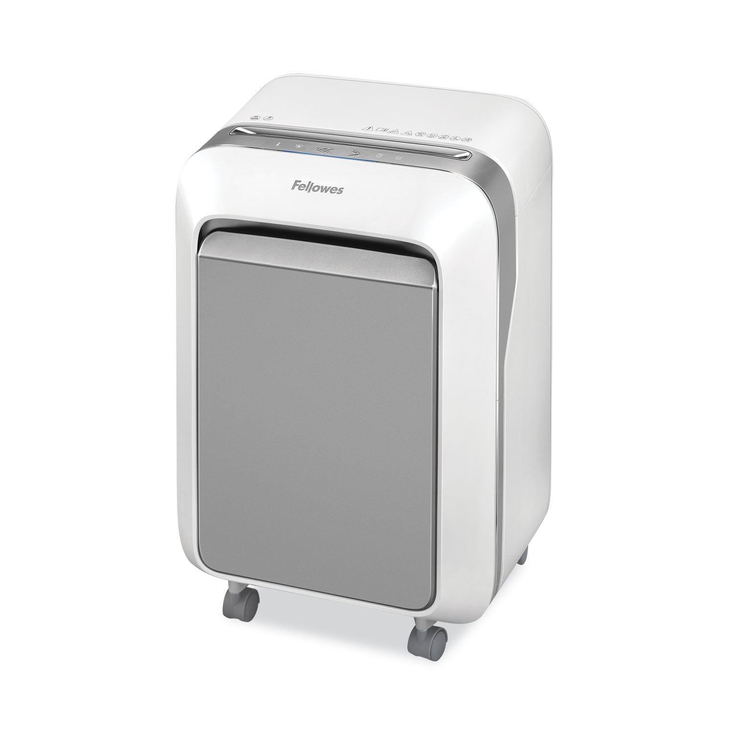 Micro Cut - 16 Per Pass - for shredding Paper, Credit Card, Paper Clip, Staples, Junk Mail - 0.156" x 0.500" Shred Size - P-4 - 7 ft/min - 9" Throat - 20 Minute Run Time - 6 gal Wastebin Capacity - White