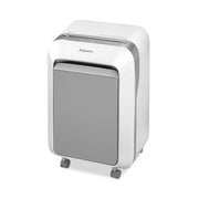 Micro Cut - 16 Per Pass - for shredding Paper, Credit Card, Paper Clip, Staples, Junk Mail - 0.156" x 0.500" Shred Size - P-4 - 7 ft/min - 9" Throat - 20 Minute Run Time - 6 gal Wastebin Capacity - White