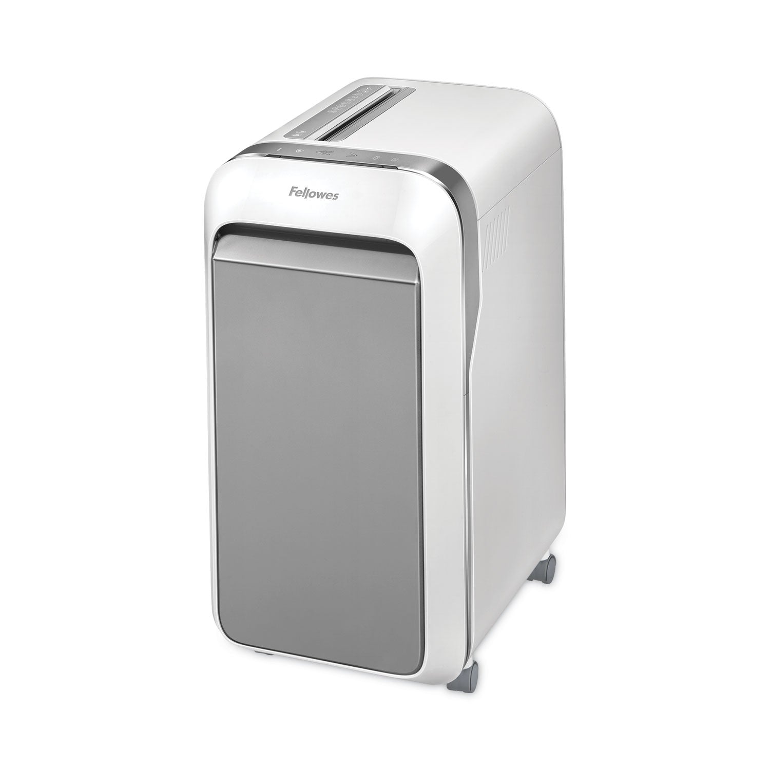 Micro Cut - 20 Per Pass - for shredding Paper, Credit Card, Paper Clip, Staples, Junk Mail - 0.156" x 0.500" Shred Size - P-4 - 7 ft/min - 9" Throat - 20 Minute Run Time - 8 gal Wastebin Capacity - White