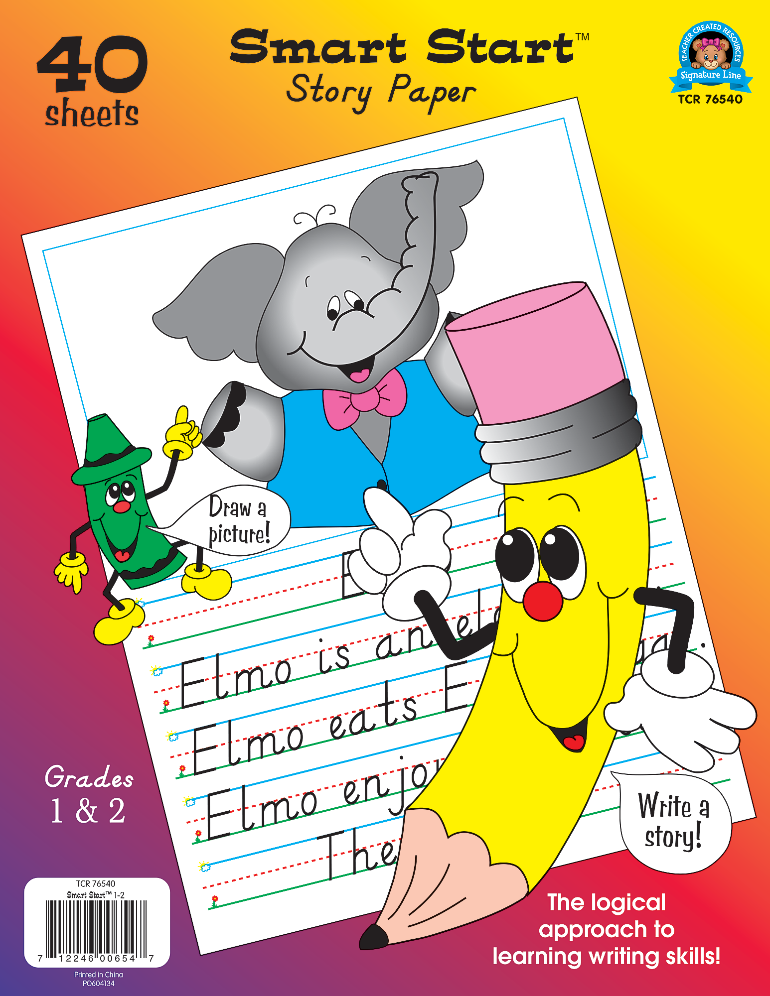 Smart Start® 1–2 Story Paper: 40 sheet tablet