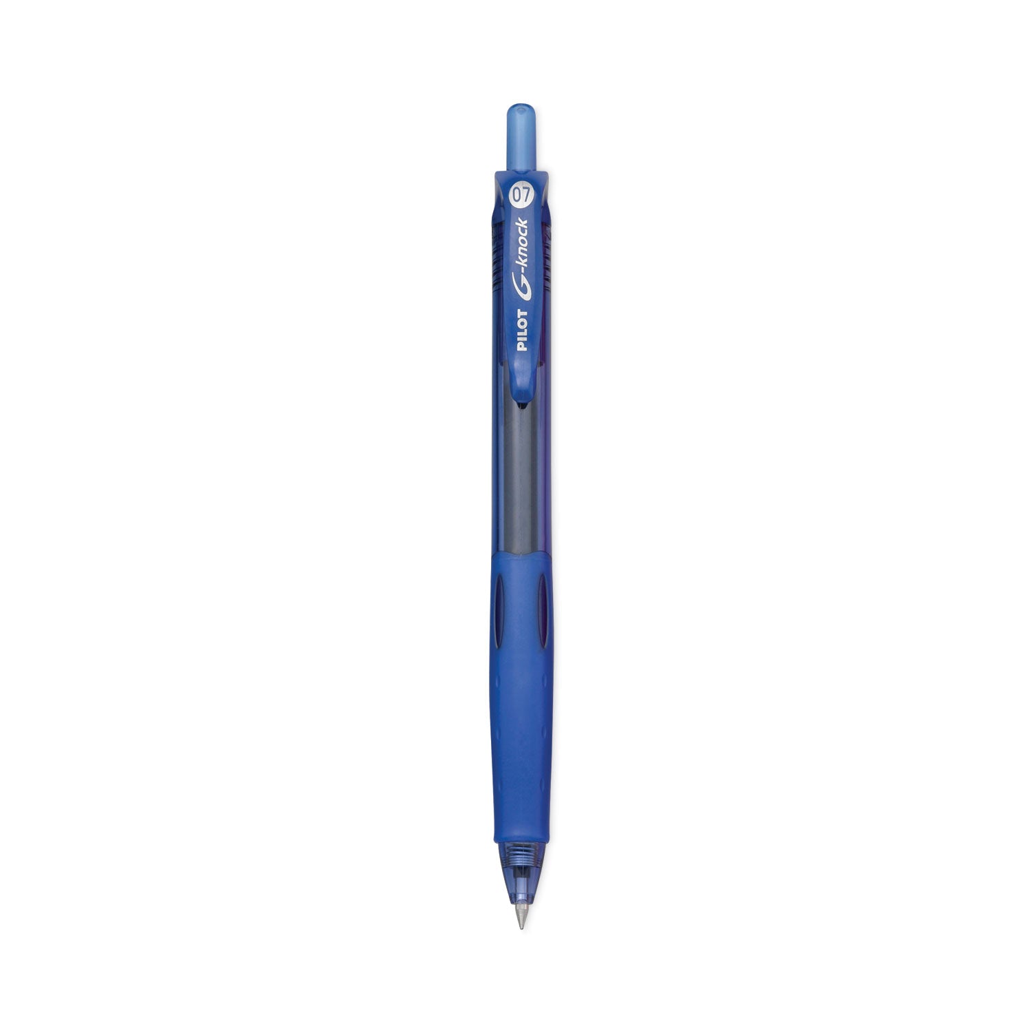 Pilot Retractable Gel Ink Pens - 0.7 mm Fine Pen Point - Refillable - Retractable - Blue Ink - Gel-based - Blue Barrel - 1 Dozen