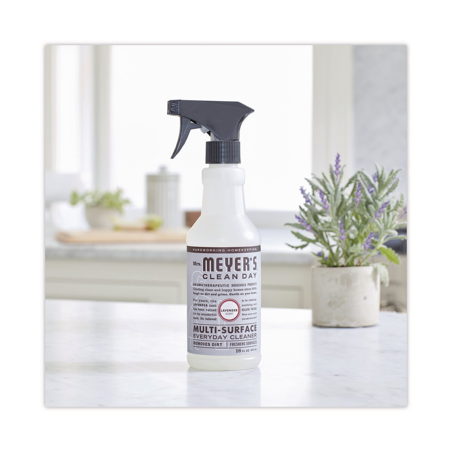 Multi Purpose Cleaner, Lavender Scent, 16 Oz Spray Bottle, 6/Carton