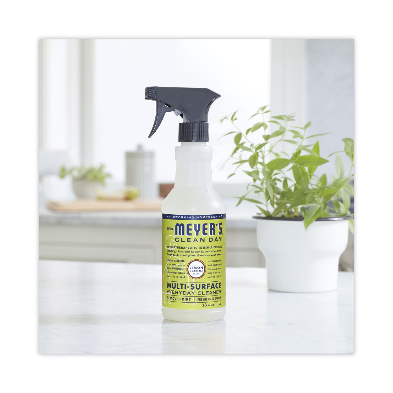 Multi Purpose Cleaner, Lemon Scent, 16 Oz Spray Bottle, 6/Carton