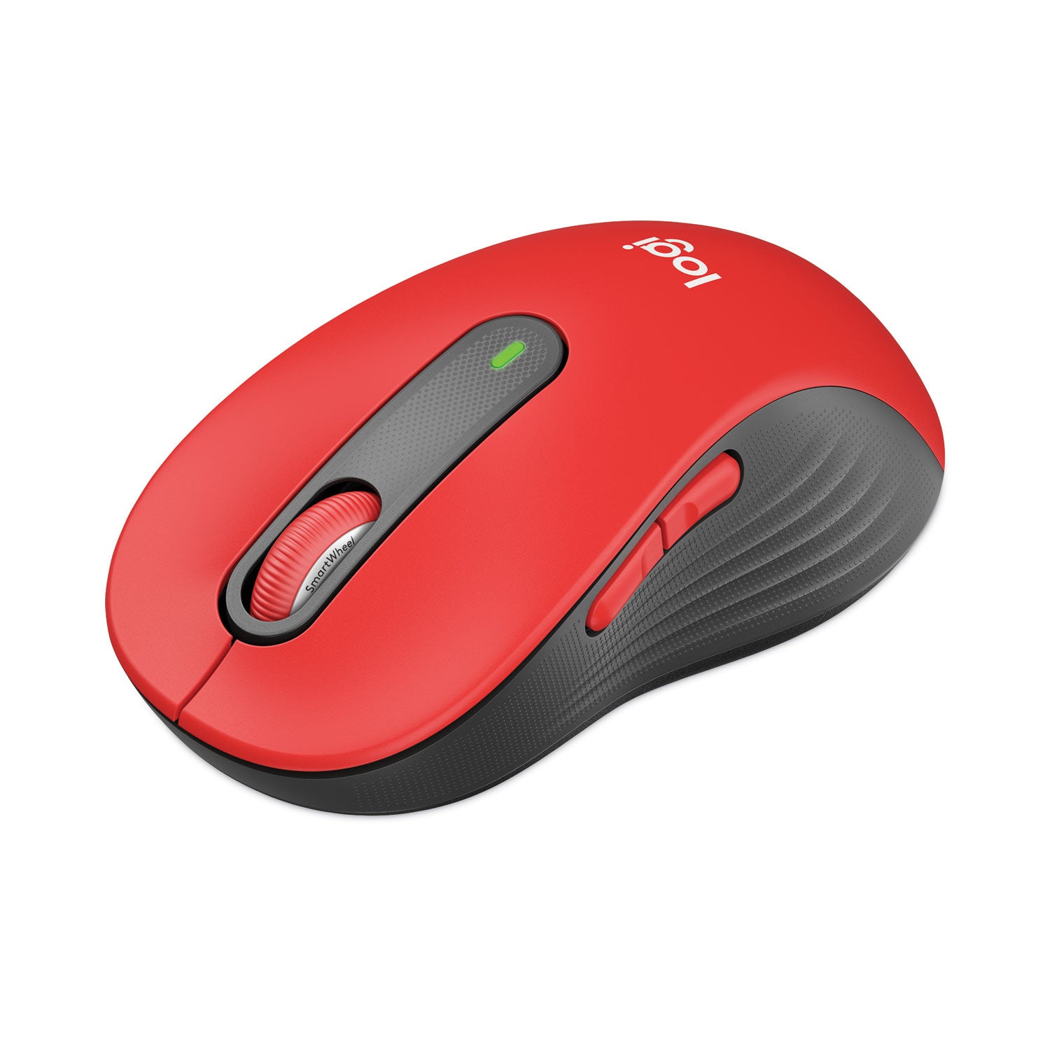Optical - Wireless - Bluetooth/Radio Frequency - Red - USB - 2000 dpi - Scroll Wheel - 5 Button(s) - 5 Programmable Button(s) - Large Hand/Palm Size